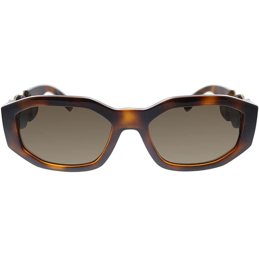 Versace VE 4361 521773 Havana Geometric Sunglasses Brown Lens
